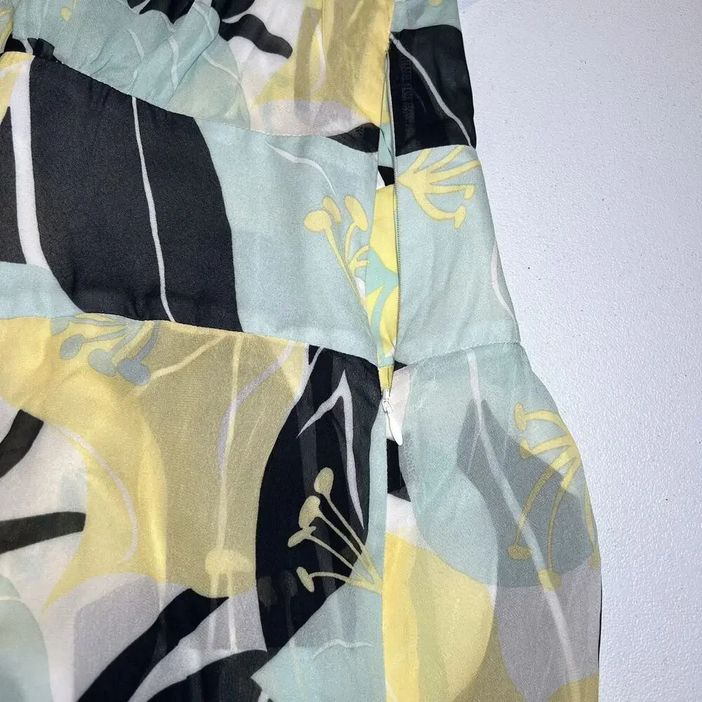 THE KOOPLES Hibiscus Empire Waist Midi Dress Size 2 New With Tags $375 - Picture 8 of 10